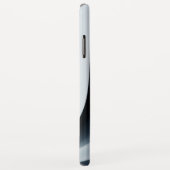 青コンテンポラリー曲線 Case-Mate iPhoneケース (裏面/右)