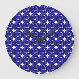 青サファイア ラージ壁時計