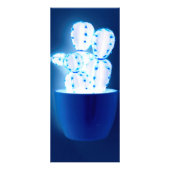 青サボテン ラックカード (正面)