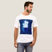 青サボテン Tシャツ (正面フル)