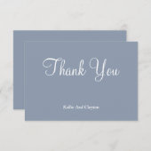 青サンキューカード (正面/裏面)