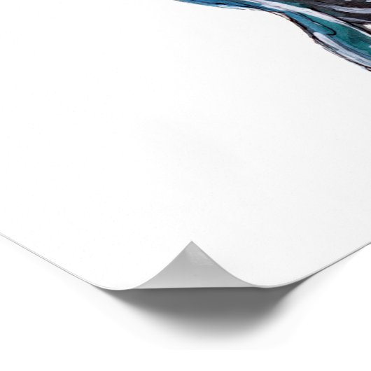 青ザトウクジラ ポスター (角)