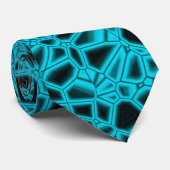 青シアンブラックゴシック ネクタイ (ロール)