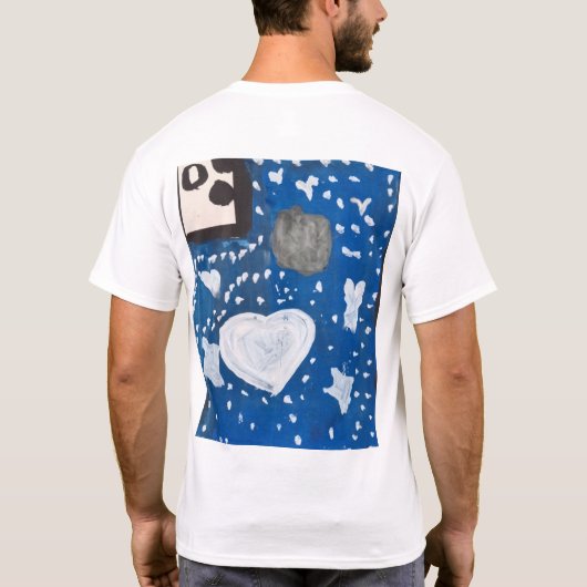 青シャツ Tシャツ (裏面)