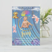 青シンプルい招待状。 シーズンカード (スタンド正面)