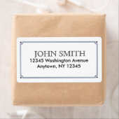 青シンプルの出荷ラ縁どベル ラベル (インサイチュ)