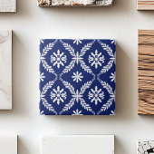 青シンプルモダン幾何エレガント抽象芸術 タイル