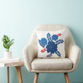 青シンプル花ベクターデザイン クッション (椅子)