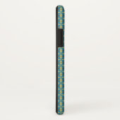 青シンプル葉の模様 Case-Mate iPhoneケース (裏面/右)