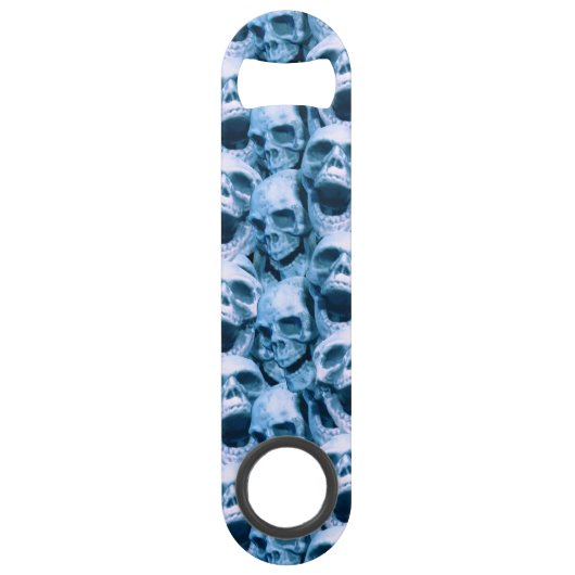 青スカル スピード栓抜き (正面)