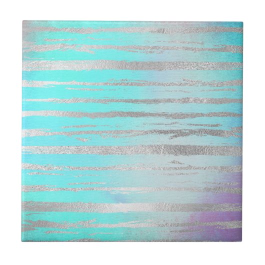 青スタイリッシュと銀 タイル (正面)