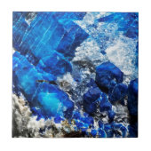 青スタイリッシュ大理石 タイル (正面)