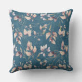 青スタイリッシュ色のピンクと金ゴールド離れの クッション (裏面)