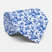 青スタイリッシュ鳥ネクタイ ネクタイ (ロール)