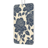 青スタイル化バラ カーエアーフレッシュナー (左)