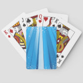 青スターバスト光輝く輝 トランプ (裏面)