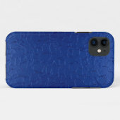 青ステンレス鋼メタル Case-Mate iPhoneケース (裏面(横))