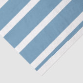 青ストライプの白ティッシュデコページ紙 薄葉紙 (詳細)