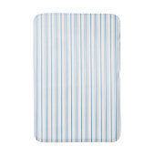 青ストライプの色で バスマット (正面縦)