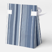 青ストライプの フェイバーボックス (裏面サイド)