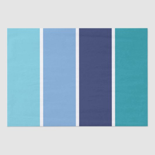 青ストライプの 薄葉紙 (正面)