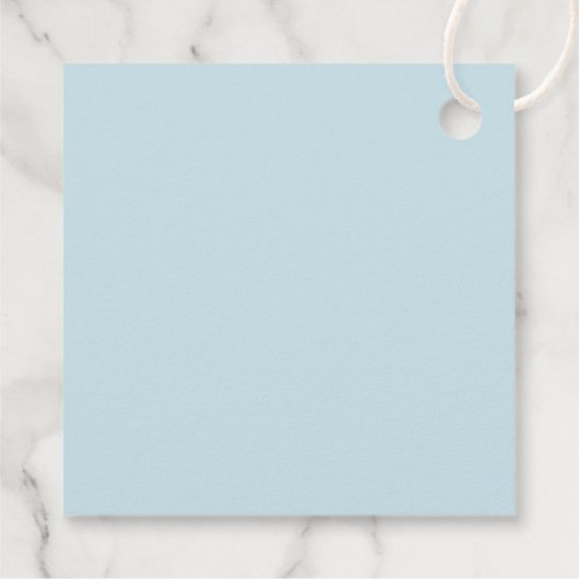 青ストライプエレガント洗礼 フェイバータグ (裏面)