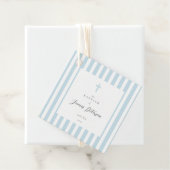 青ストライプエレガント洗礼 フェイバータグ (インサイチュ)