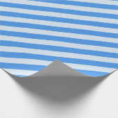 青ストライプ色のパターン線 ラッピングペーパー (角)