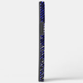 青ストライプ色の剥落 Case-Mate iPhoneケース (裏面 / 右)