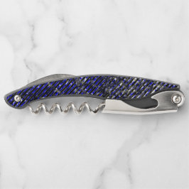 青ストライプ色の剥離 ソムリエナイフ