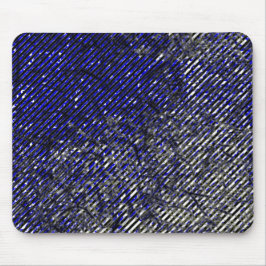 青ストライプ色の剥離 マウスパッド