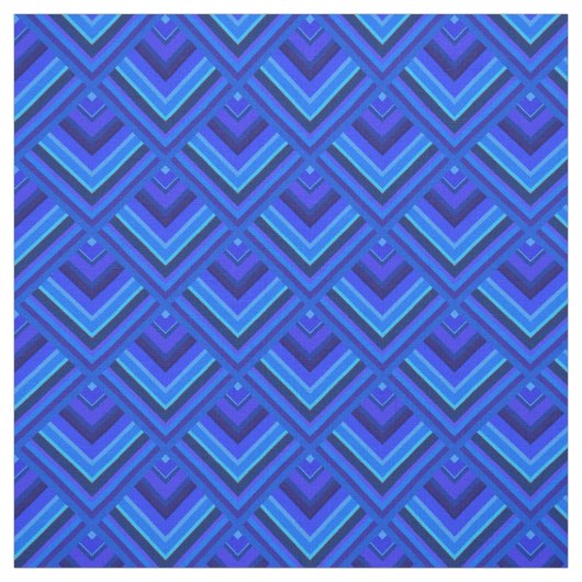 青ストライプ色の尺度 ファブリック (見本)