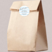 青ストライプ色の赤ん感謝していだシャワー ラウンドシール