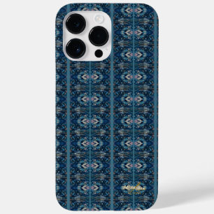 青ストライプ色の電話ケースの詩人Adiela Akoo - Case-Mate iPhone 14 Pro Maxケース