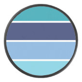 青ストライプ色 アイスホッケーパック (正面)