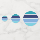 青ストライプ色 コンフェッティ (正面)