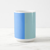 青ストライプ色 コーヒーマグカップ (中央)