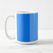 青ストライプ色 コーヒーマグカップ (左)