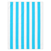 青ストライプ色 テーブルクロス (正面)