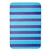 青ストライプ色 バスマット (正面縦)