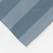 青ストライプ色 フリースブランケット (角)