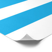 青ストライプ色 ポスター (角)