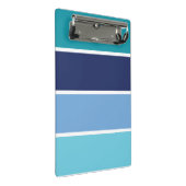 青ストライプ色 ミニクリップボード (アングル)