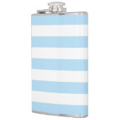 青ストライプ色、白ストライプ色、パタストライプのーン フラスク (左)