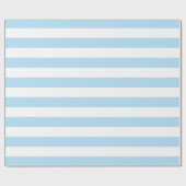 青ストライプ色、白ストライプ色、パタストライプのーン ラッピングペーパー (フラット)