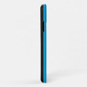 青ストライプ色、黒ストライプ色、パタストライプのーン Case-Mate iPhoneケース (裏面/右)