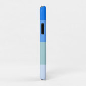 青ストライプ色 Case-Mate iPhoneケース (裏面/右)