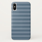 青ストライプ色 Case-Mate iPhoneケース (裏面)