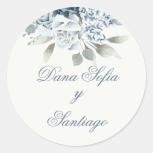 青スペインの結婚色 ラウンドシール