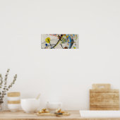 青セグメント ポスター (キッチン)